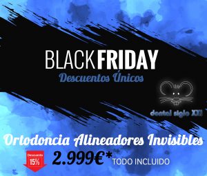 black friday Ortodoncia Alineadores invisibles transparentes