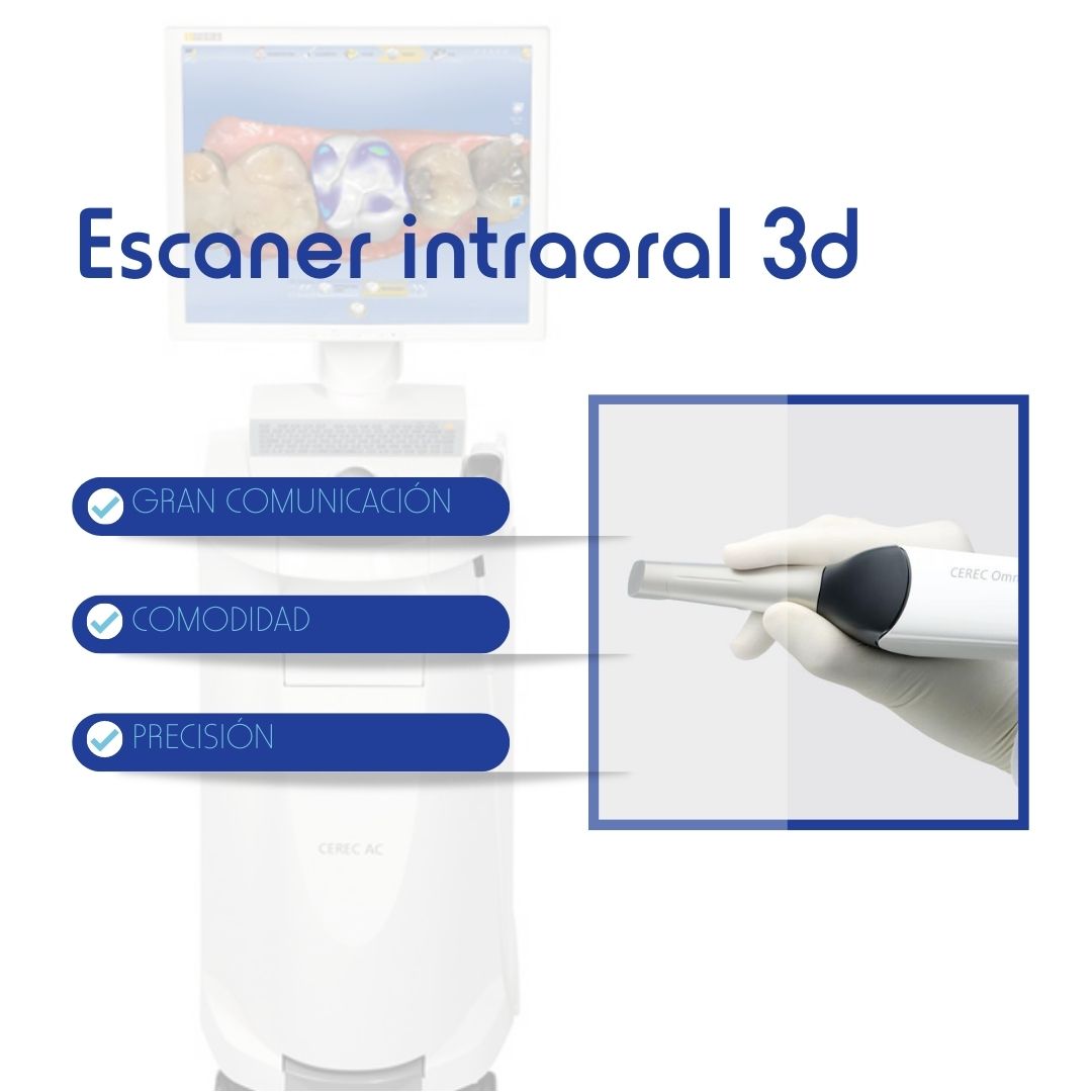 escáner intraoral en 3d